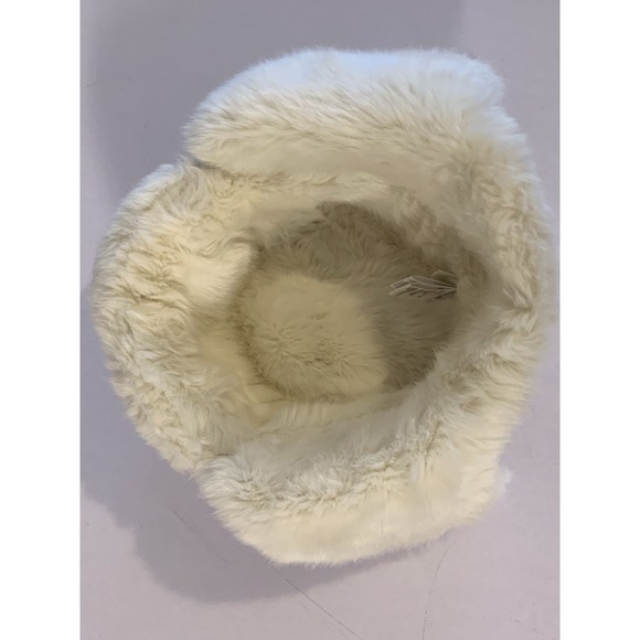 Realtree Snow Camo Trapper Hat White Faux Fur Aviator Bomber Ski Snowboard - Picture 5 of 10